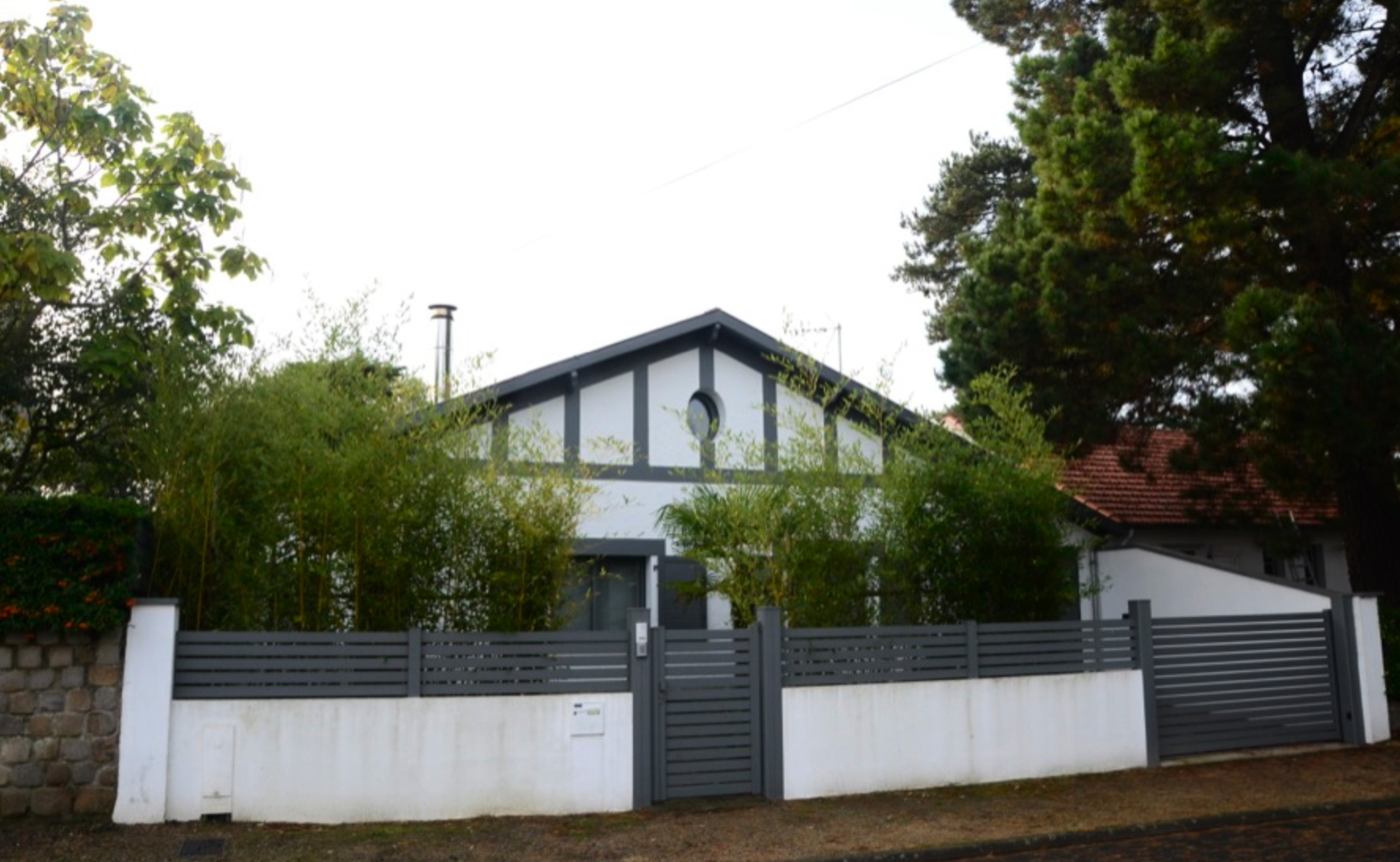 Portails aluminium contemporain 2