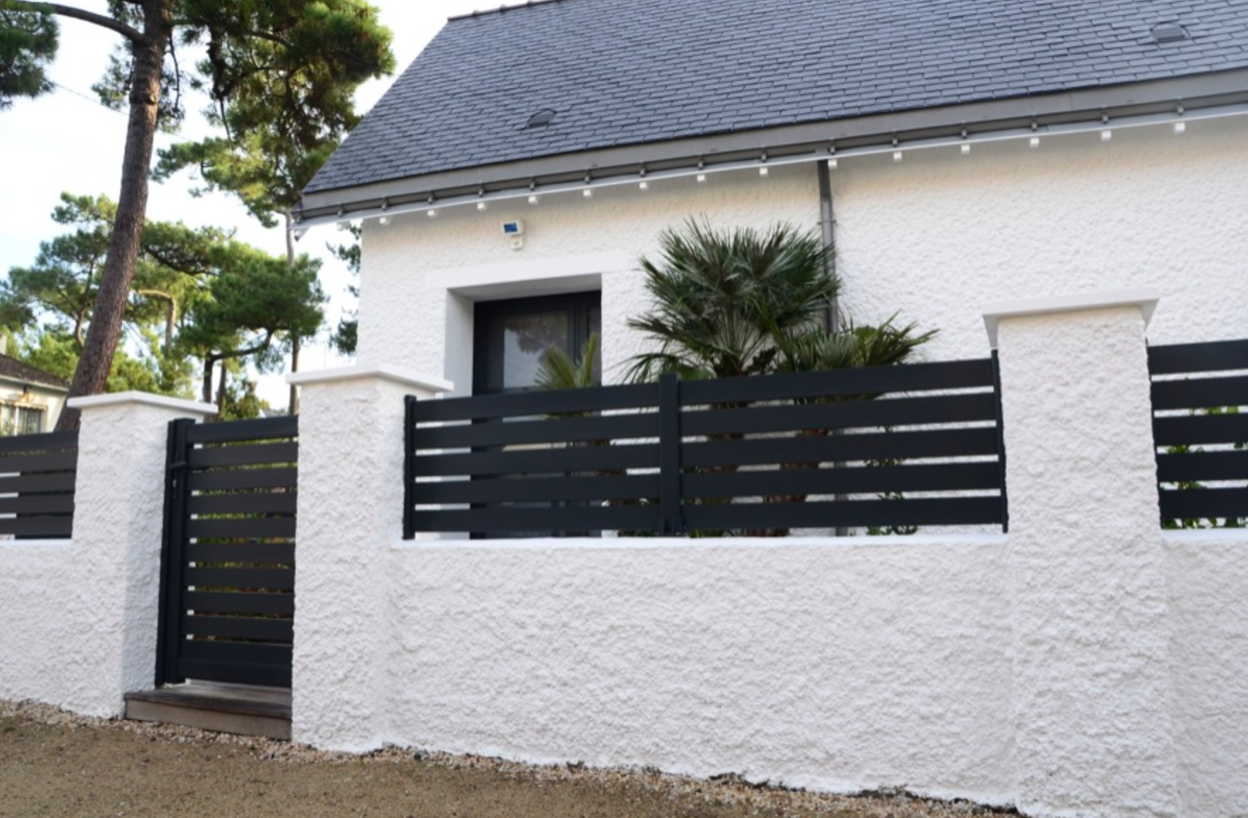 Portails aluminium contemporain 3